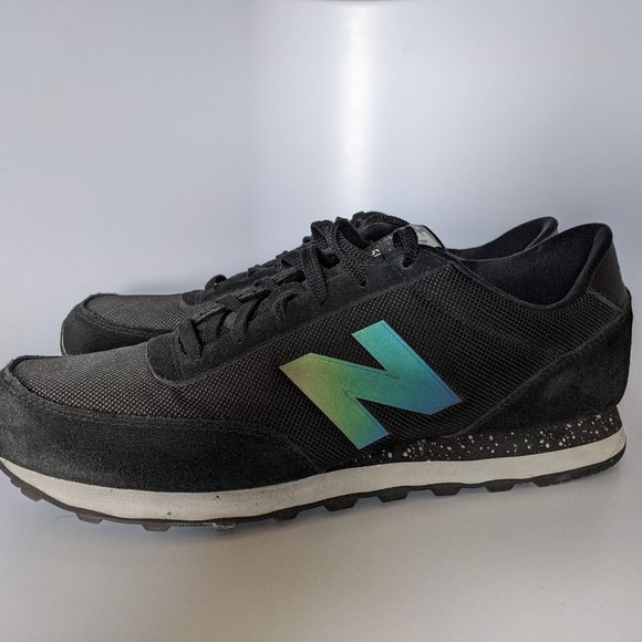 New Balance 501 Black LE Sneakers Mens 13 Used - Picture 1 of 6